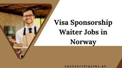 Visa Sponsorship Waiter Jobs in Norway