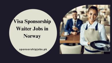 Visa Sponsorship Waiter Jobs in Norway