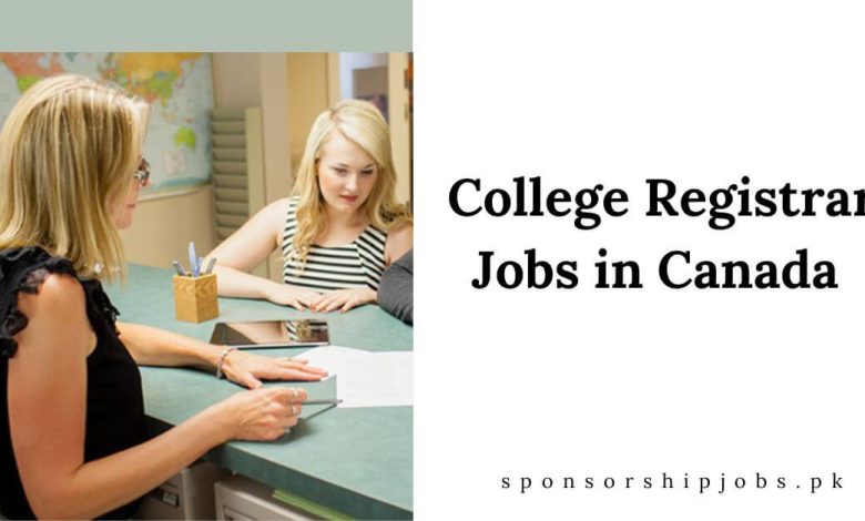 College Registrar Jobs in Canada