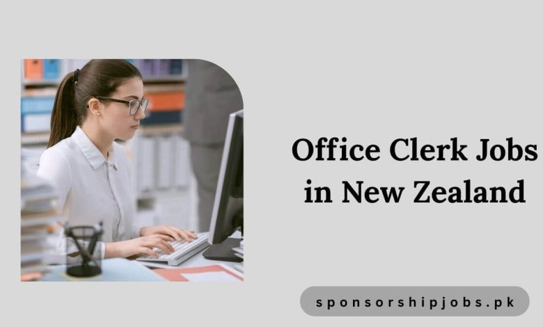 Office Clerk Jobs in New Zealand