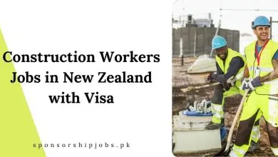 Construction Workers Jobs in New Zealand with Visa
