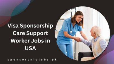 Visa Sponsorship Care Support Worker Jobs in USA