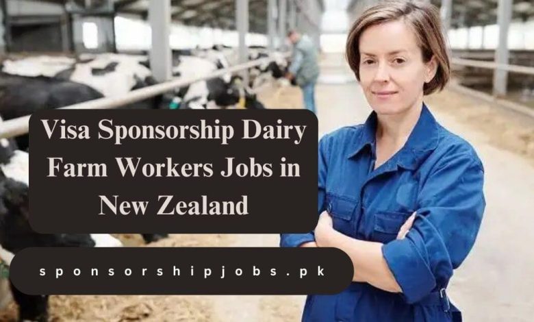 Visa Sponsorship Dairy Farm Workers Jobs in New Zealand