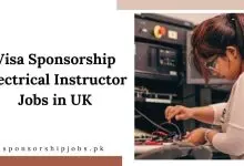 Visa Sponsorship Electrical Instructor Jobs in UK