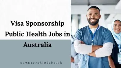 Visa Sponsorship Public Health Jobs in Australia