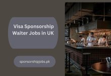 Visa Sponsorship Waiter Jobs in UK