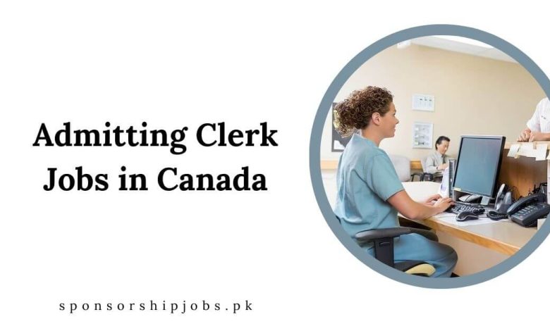 Admitting Clerk Jobs in Canada