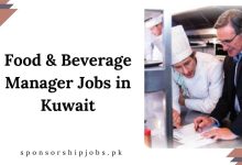 Food & Beverage Manager Jobs in Kuwait