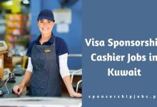 Visa Sponsorship Cashier Jobs in Kuwait