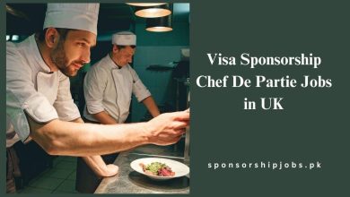 Visa Sponsorship Chef De Partie Jobs in UK