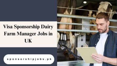 Visa Sponsorship Dairy Farm Manager Jobs in UK