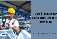 Visa Sponsorship Production Operative Jobs in UK