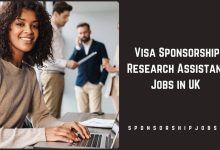 Visa Sponsorship Research Assistant Jobs in UK