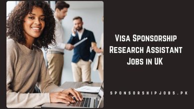 Visa Sponsorship Research Assistant Jobs in UK