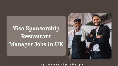 Visa Sponsorship Restaurant Manager Jobs in UK