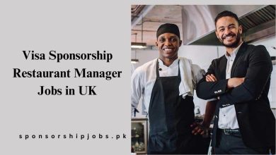 Visa Sponsorship Restaurant Manager Jobs in UK