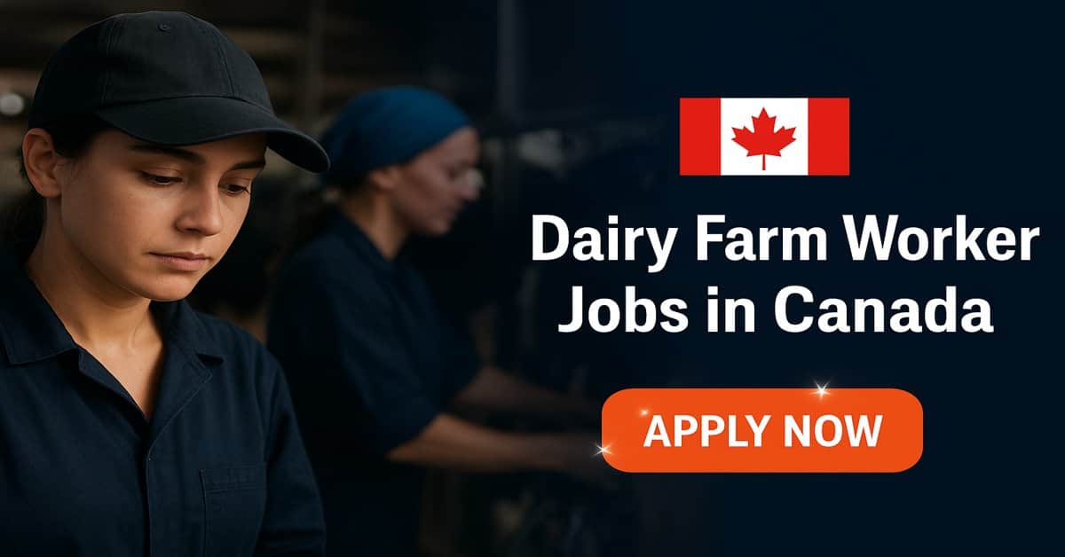 Dairy Farm Worker Jobs in Canada