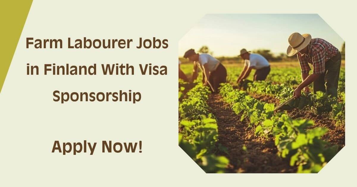 Farm Labourer Jobs in Finland With Visa Sponsorship