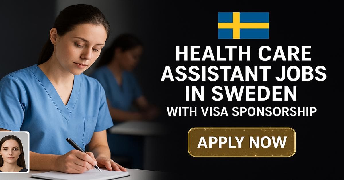 Health Care Assistant Jobs in Sweden With Visa Sponsorship