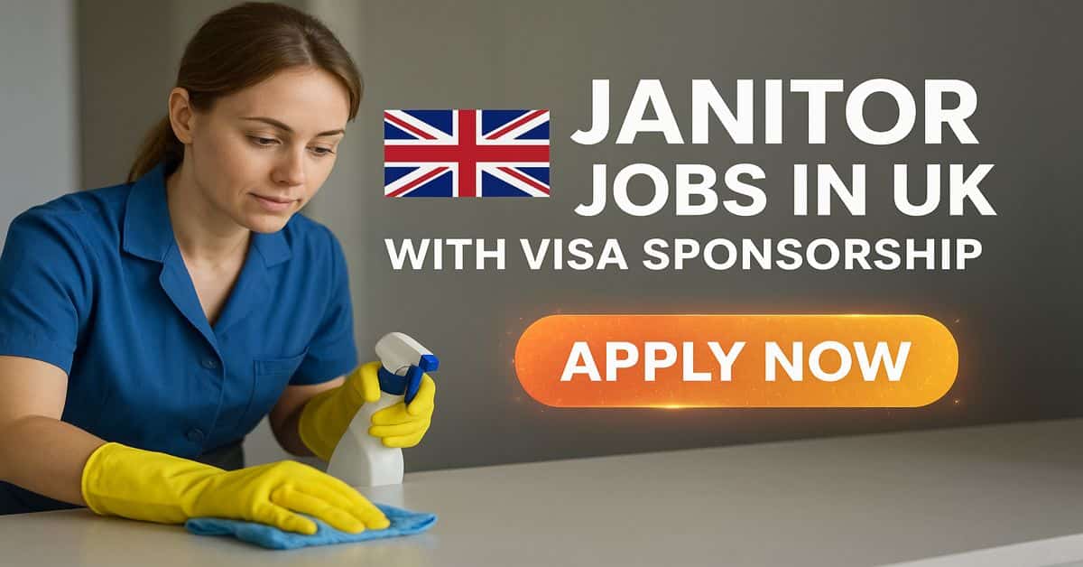 Janitor Jobs in UK with Visa Sponsorship