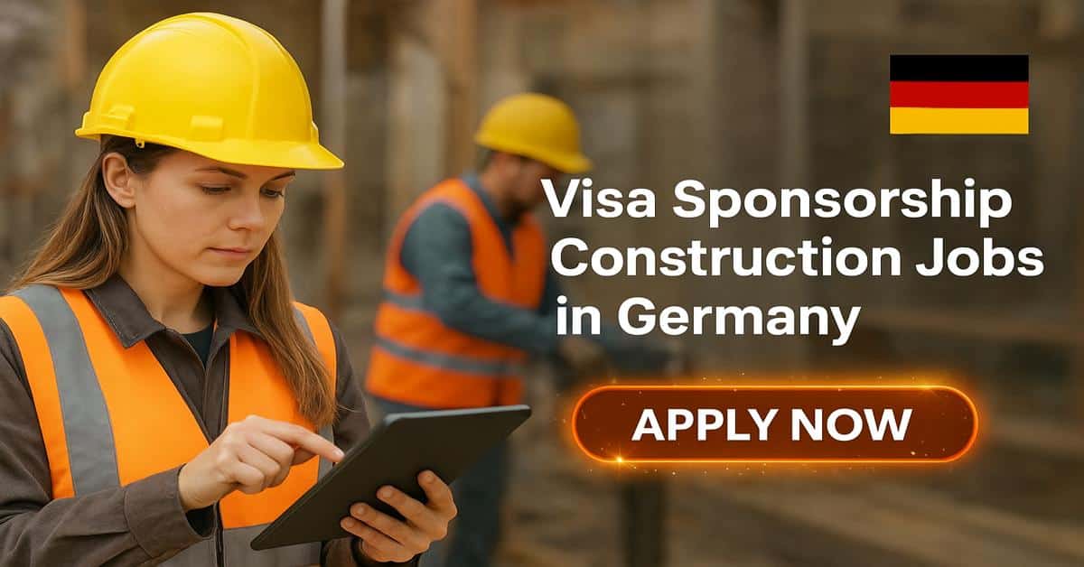 Visa Sponsorship Construction Jobs in Germany