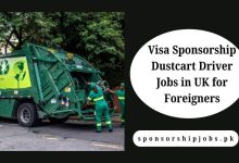 Visa Sponsorship Dustcart Driver Jobs in UK for Foreigners