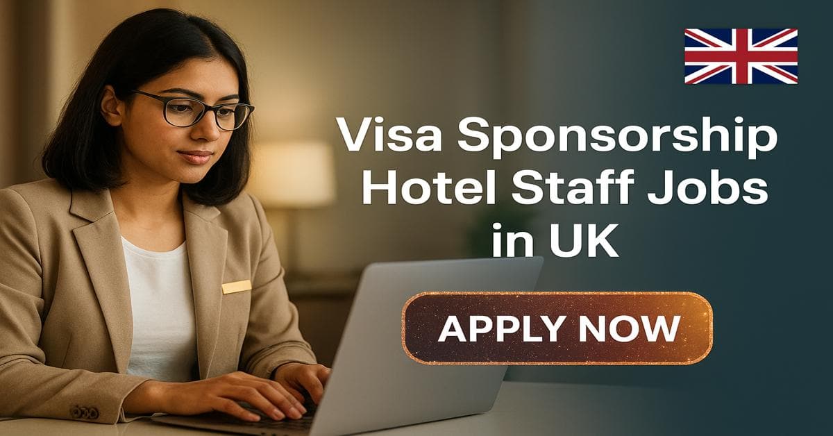 Visa Sponsorship Hotel Staff Jobs in UK