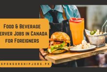 Food & Beverage Server Jobs in Canada for Foreigners
