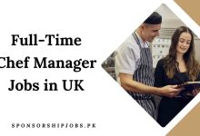 Full-Time Chef Manager Jobs in UK