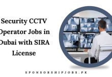 Security CCTV Operator Jobs in Dubai with SIRA License
