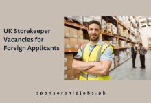 UK Storekeeper Vacancies for Foreign Applicants