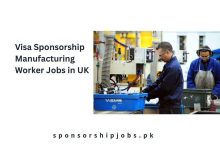 Visa Sponsorship Manufacturing Worker Jobs in UK