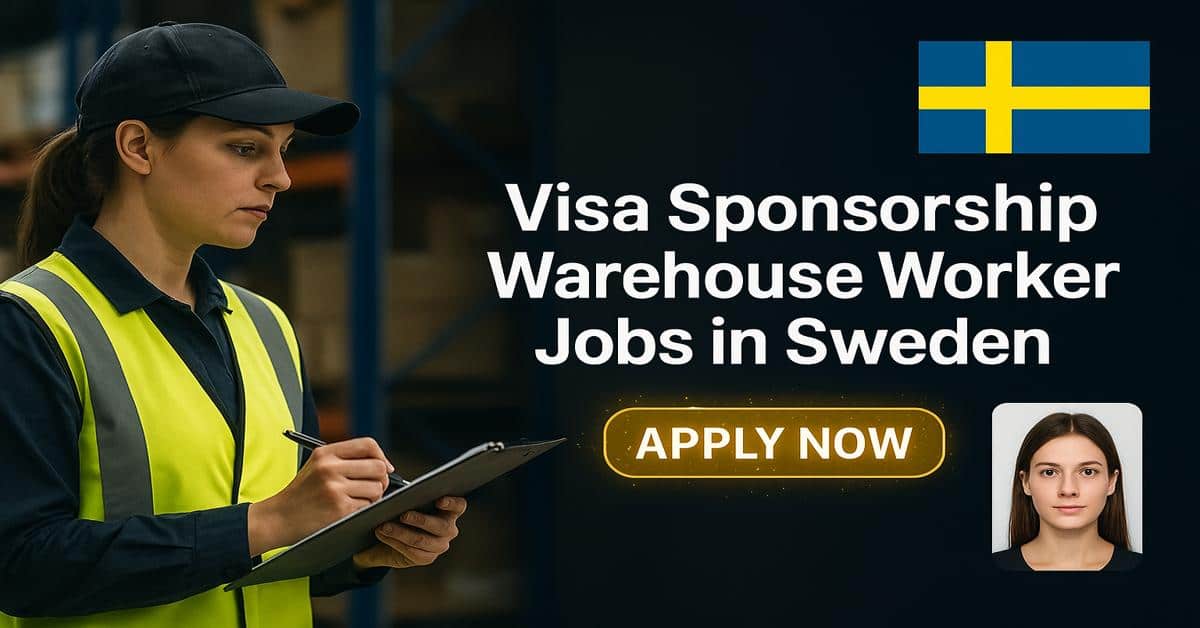 Visa Sponsorship Warehouse Worker Jobs in Sweden