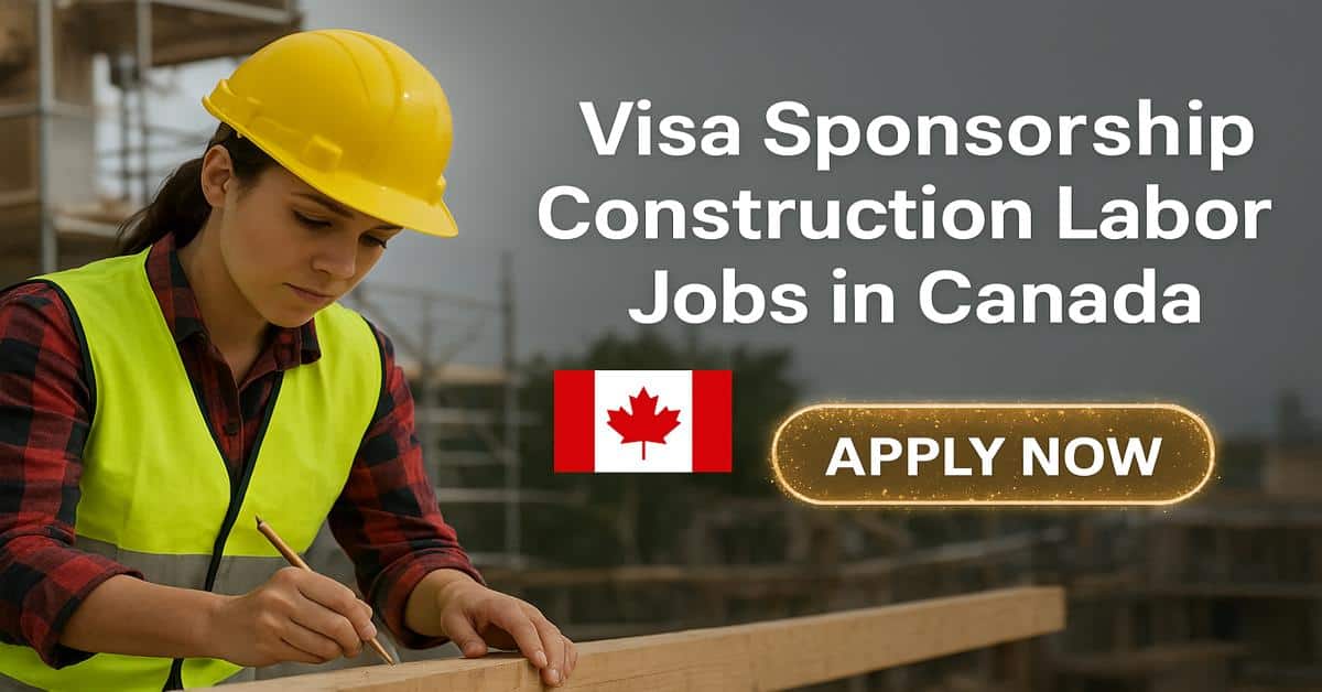 Visa Sponsorship Construction Labor Jobs in Canada