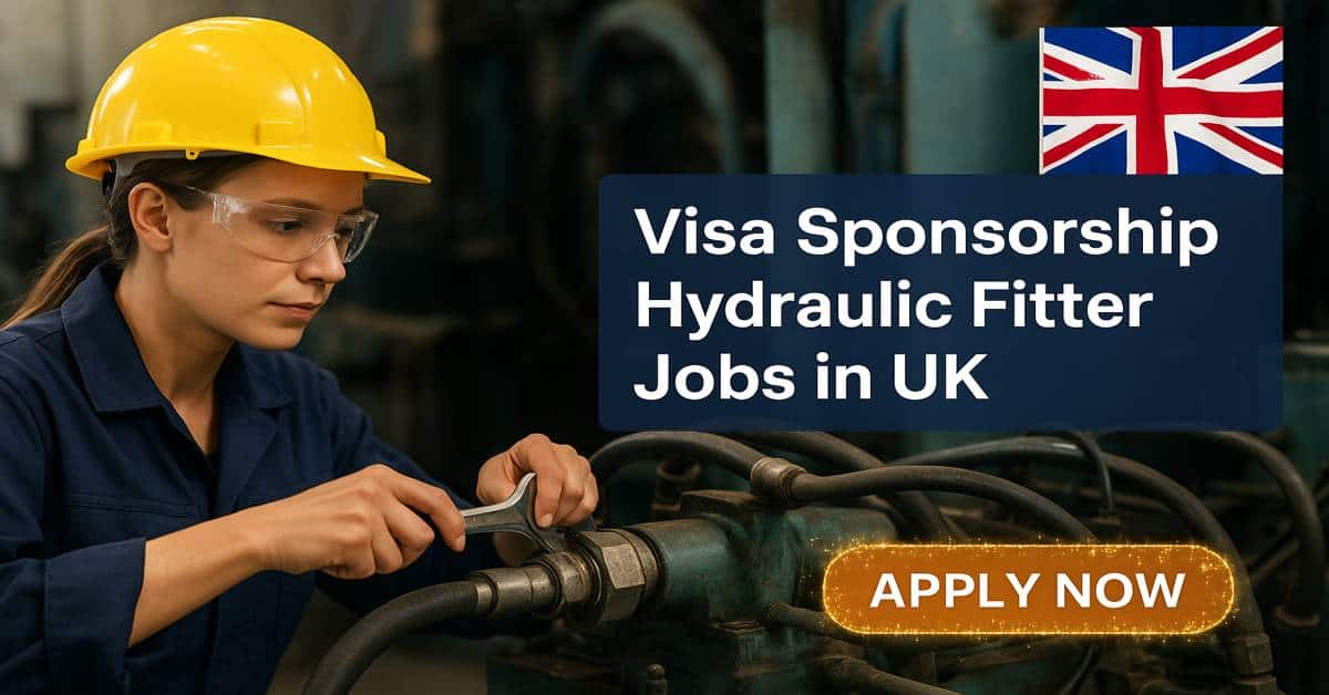 Visa Sponsorship Hydraulic Fitter Jobs in UK